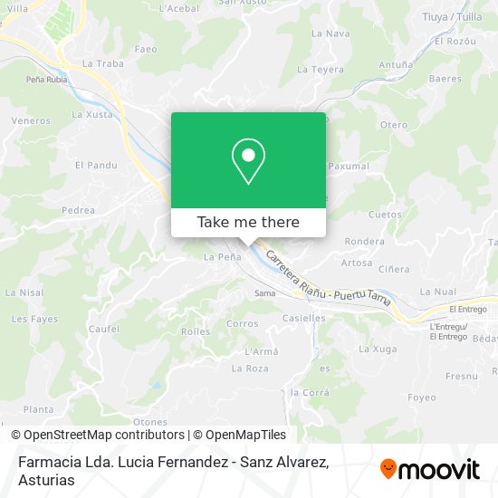 Farmacia Lda. Lucia Fernandez - Sanz Alvarez map