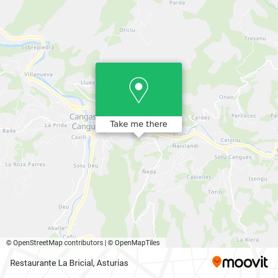 Restaurante La Bricial map