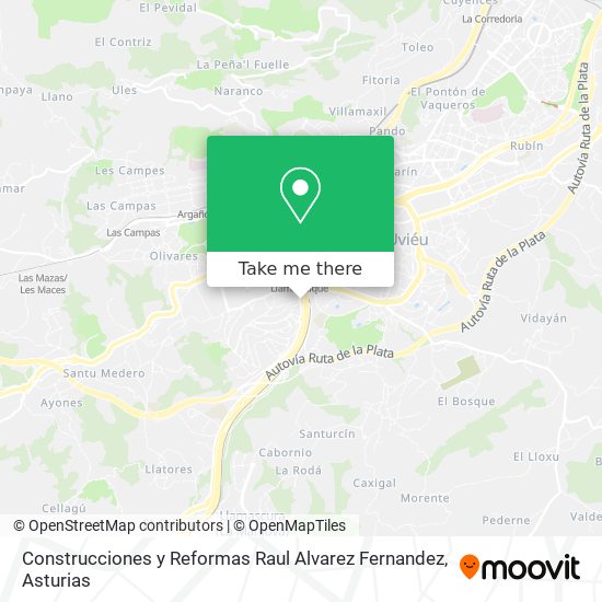 Construcciones y Reformas Raul Alvarez Fernandez map