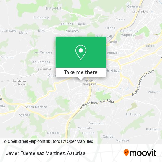 Javier Fuentelsaz Martinez map