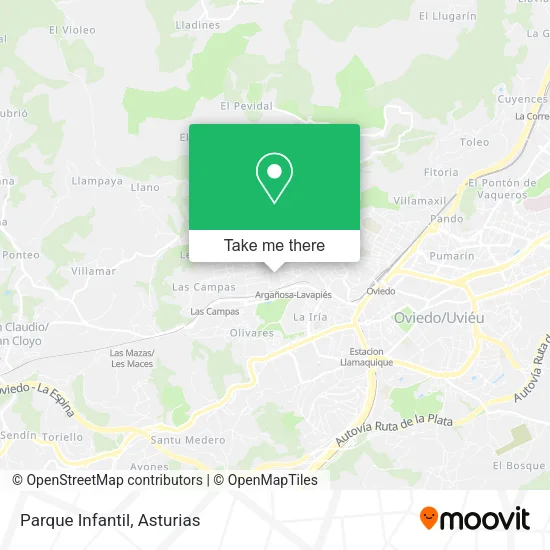 Parque Infantil map