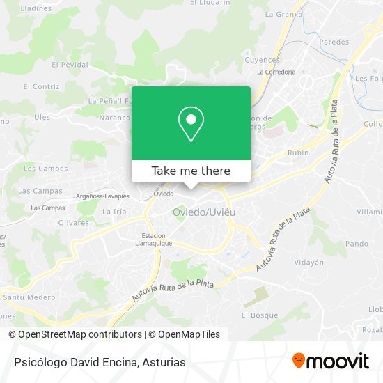 Psicólogo David Encina map