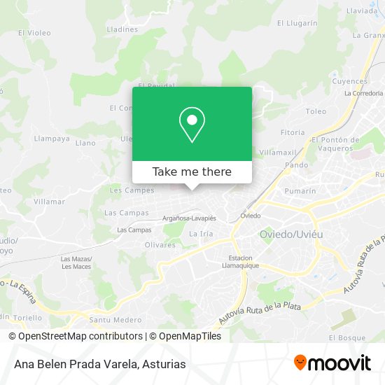 Ana Belen Prada Varela map