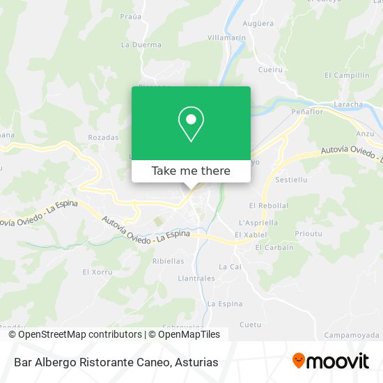 Bar Albergo Ristorante Caneo map