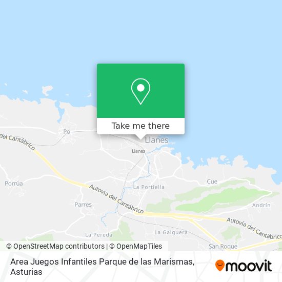 Area Juegos Infantiles Parque de las Marismas map