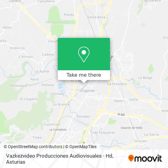 mapa Vazkezvideo Producciones Audiovisuales - Hd
