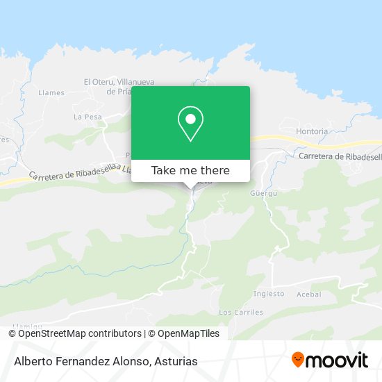 Alberto Fernandez Alonso map