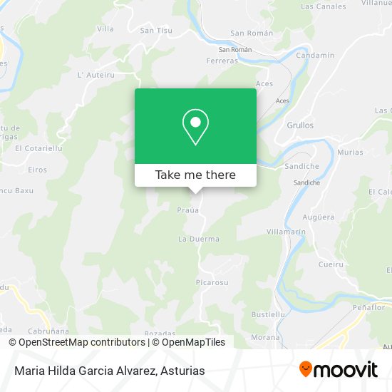 Maria Hilda Garcia Alvarez map