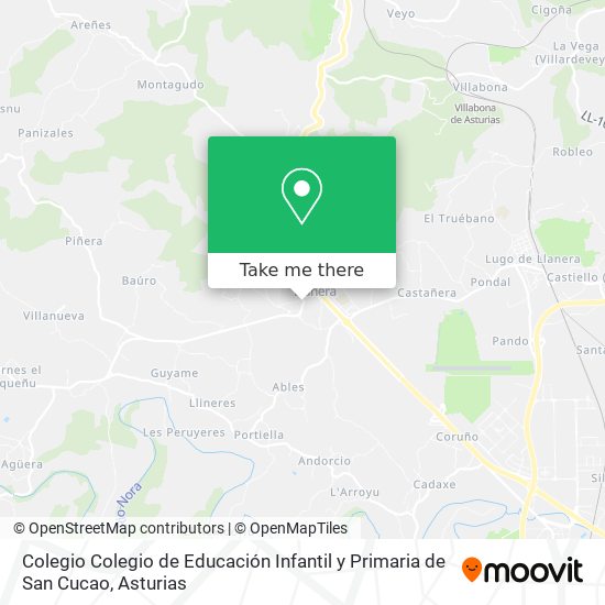 Colegio Colegio de Educación Infantil y Primaria de San Cucao map