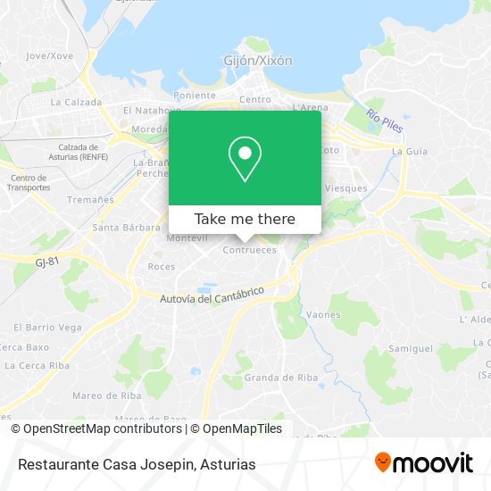 Restaurante Casa Josepin map