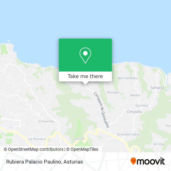 Rubiera Palacio Paulino map