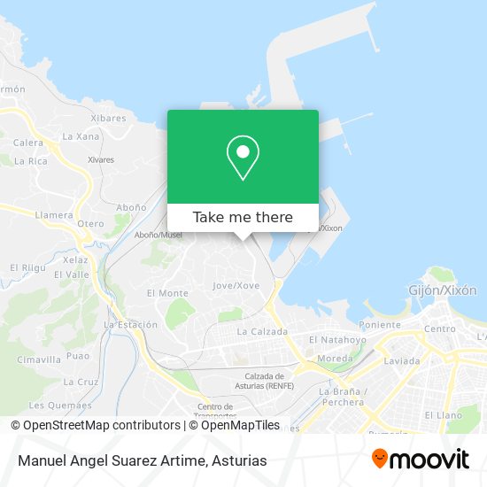 Manuel Angel Suarez Artime map