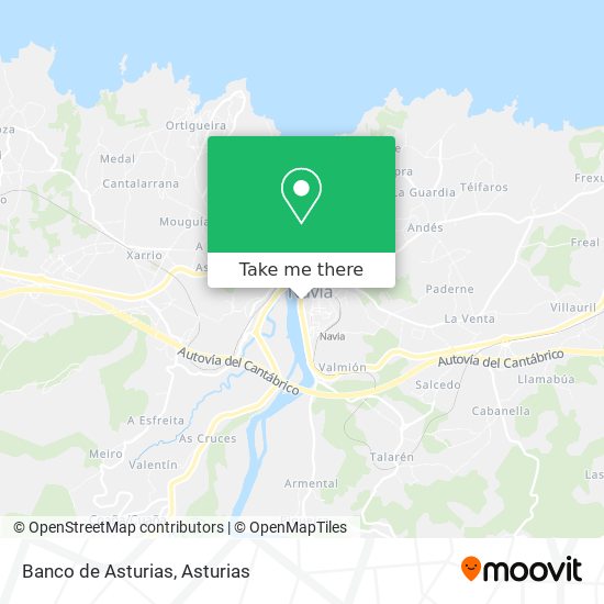 Banco de Asturias map