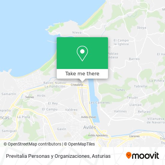 Previtalia Personas y Organizaciones map