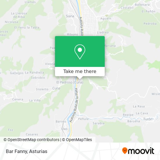 Bar Fanny map