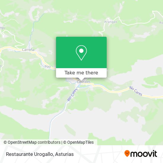 mapa Restaurante Urogallo