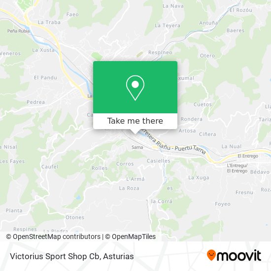 Victorius Sport Shop Cb map