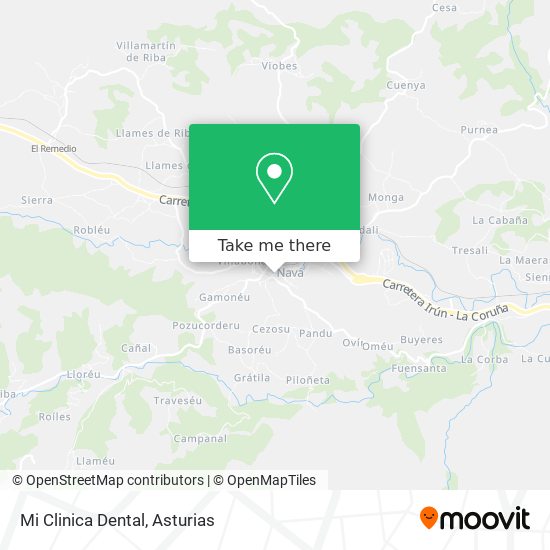 Mi Clinica Dental map