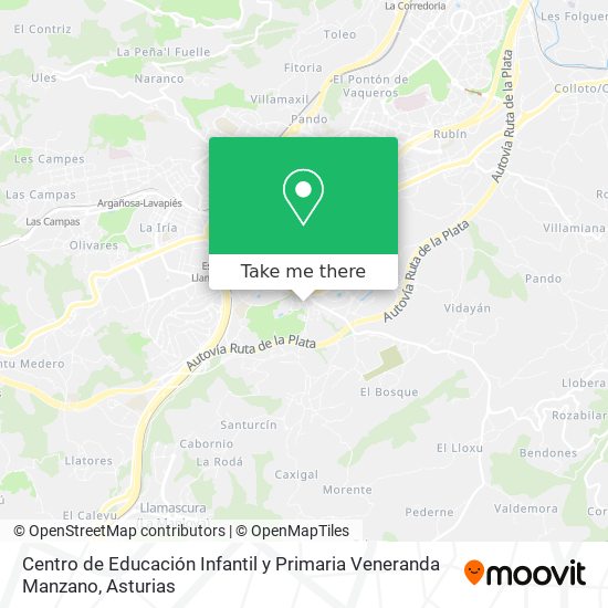 Centro de Educación Infantil y Primaria Veneranda Manzano map