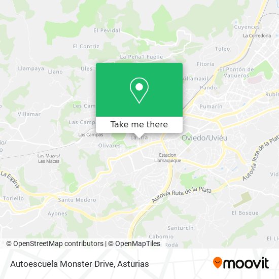 Autoescuela Monster Drive map