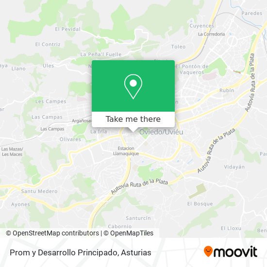 Prom y Desarrollo Principado map