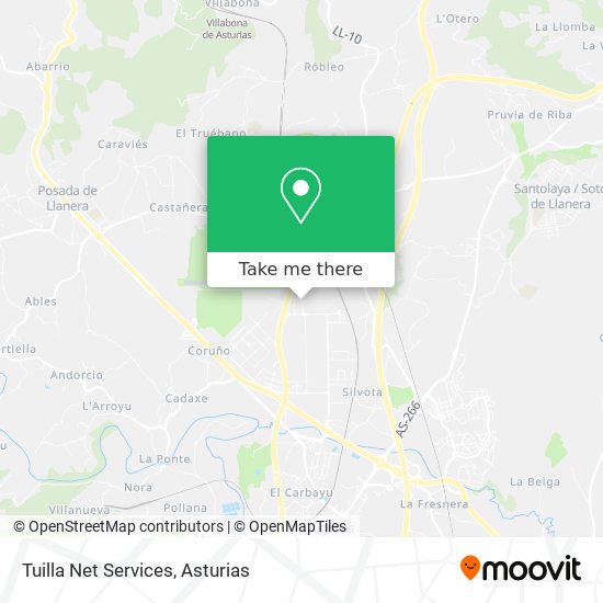 mapa Tuilla Net Services