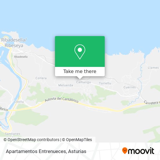 Apartamentos Entrenueces map