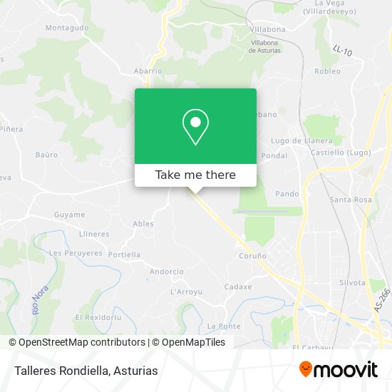 Talleres Rondiella map