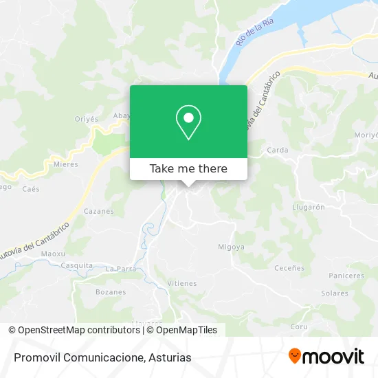 Promovil Comunicacione map