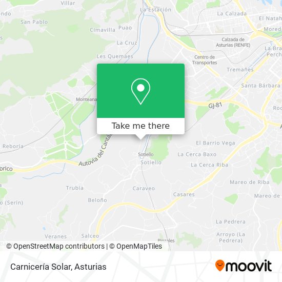Carnicería Solar map