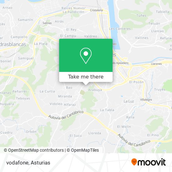 vodafone map