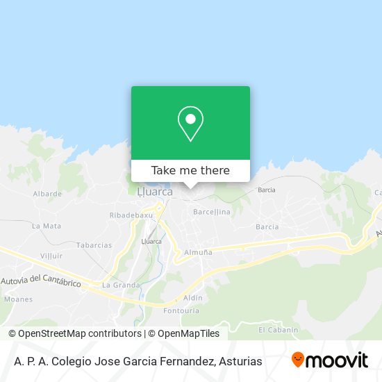 A. P. A. Colegio Jose Garcia Fernandez map