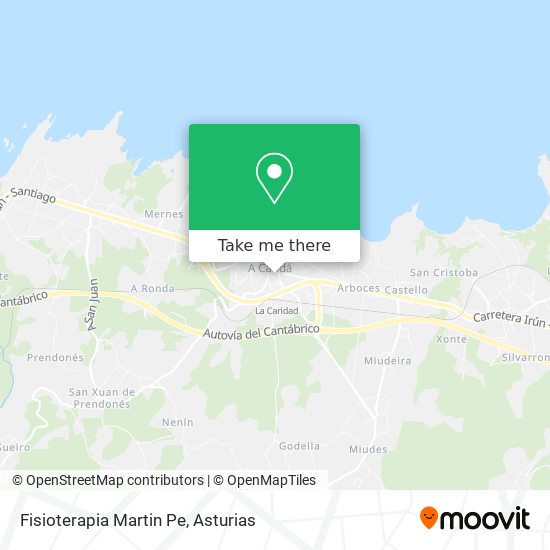 Fisioterapia Martin Pe map