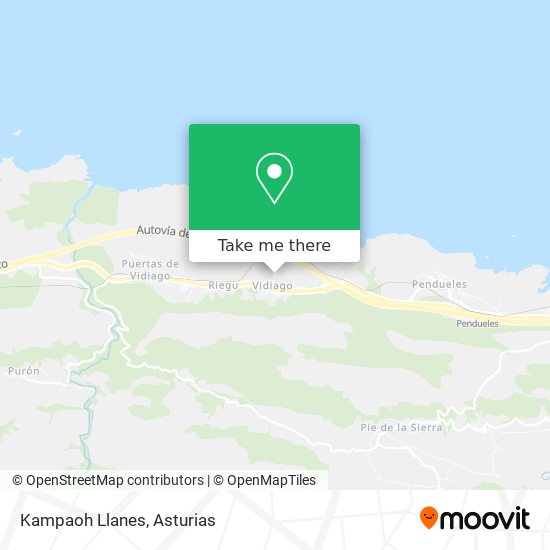 mapa Kampaoh Llanes