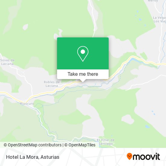 Hotel La Mora map