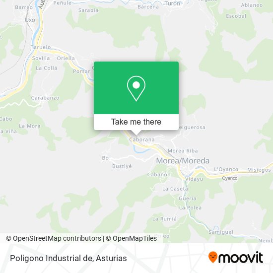 Poligono Industrial de map