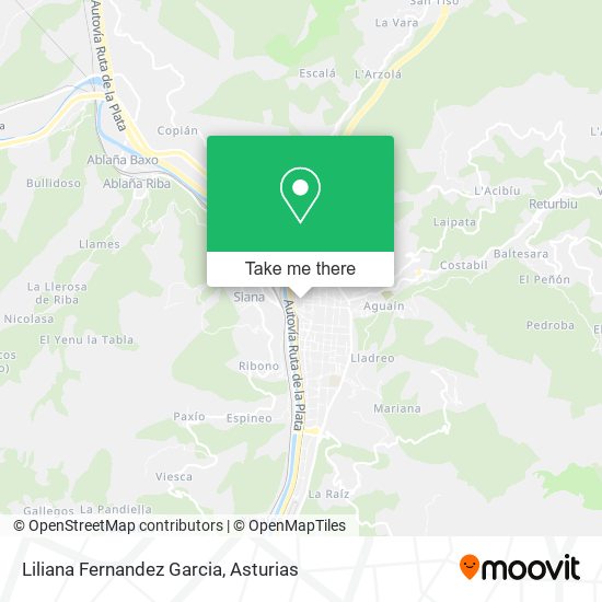 Liliana Fernandez Garcia map