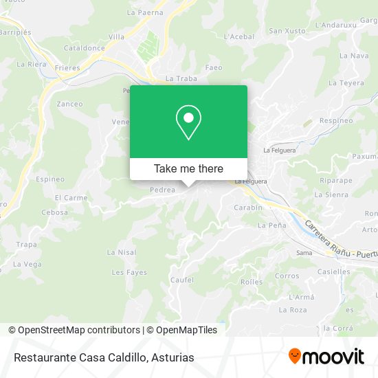Restaurante Casa Caldillo map