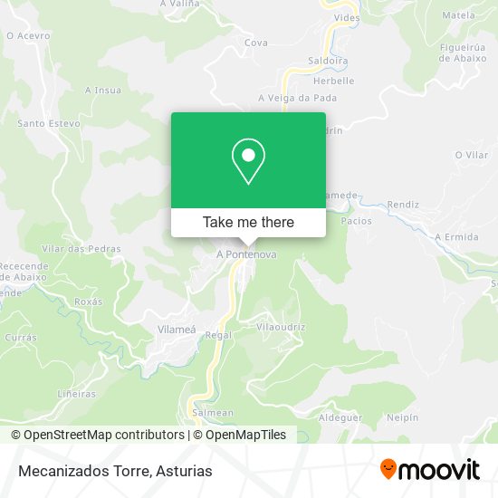 Mecanizados Torre map