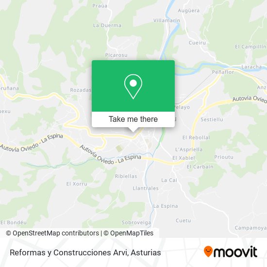 Reformas y Construcciones Arvi map