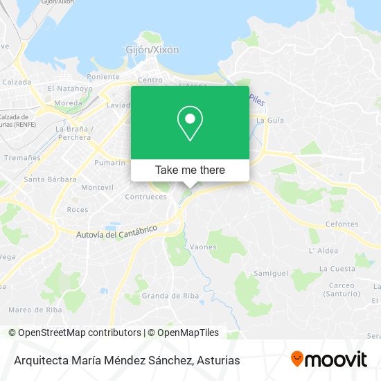 Arquitecta María Méndez Sánchez map