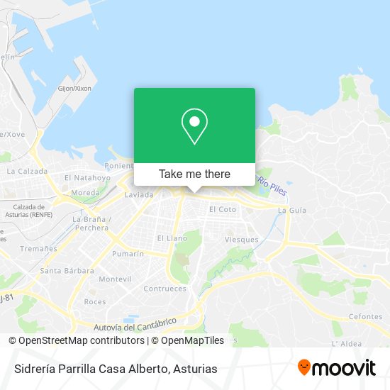 Sidrería Parrilla Casa Alberto map