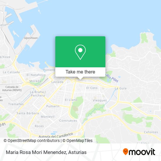 Maria Rosa Mori Menendez map