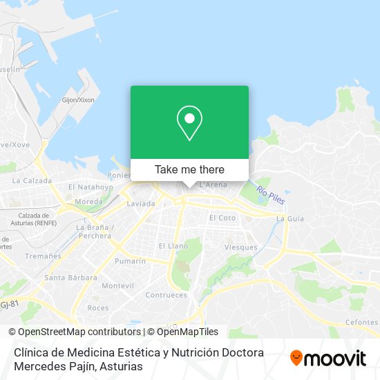 Clínica de Medicina Estética y Nutrición Doctora Mercedes Pajín map