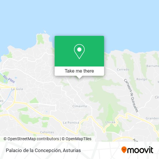Palacio de la Concepción map