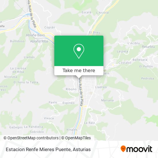 Estacion Renfe Mieres Puente map