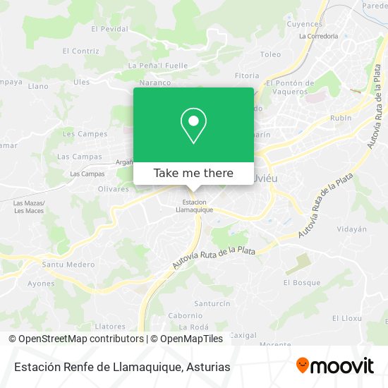 Estación Renfe de Llamaquique map