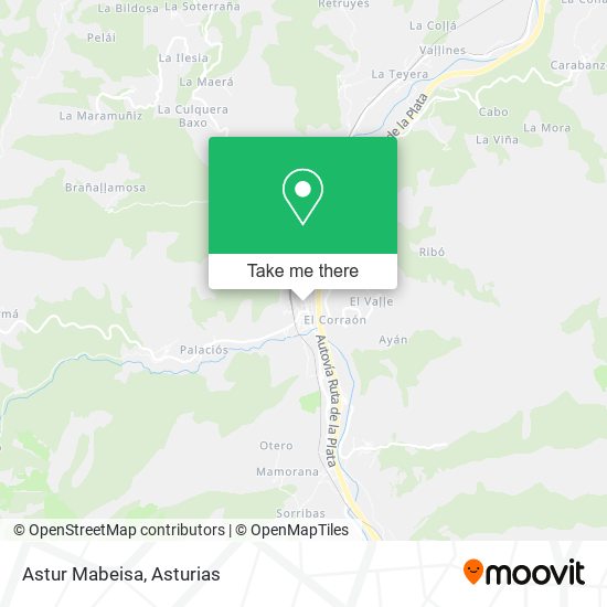 Astur Mabeisa map