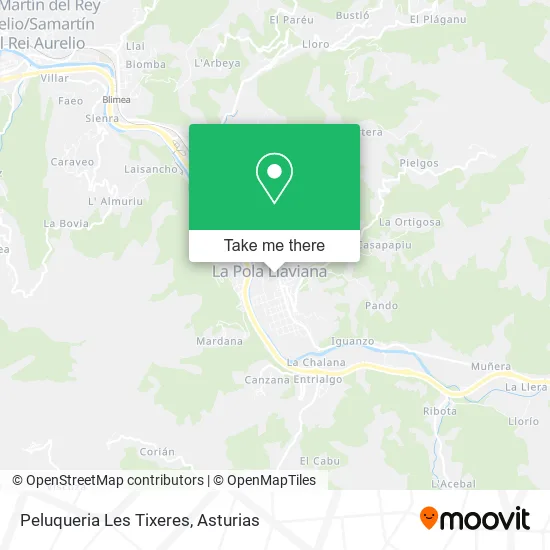 Peluqueria Les Tixeres map