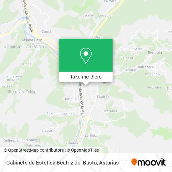 Gabinete de Estetica Beatriz del Busto map